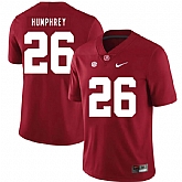 Alabama Crimson Tide 26 Marlon Humphrey Red Nike College Football Jersey Dzhi,baseball caps,new era cap wholesale,wholesale hats